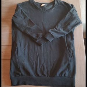 Large Black Sweatshirt Tunic